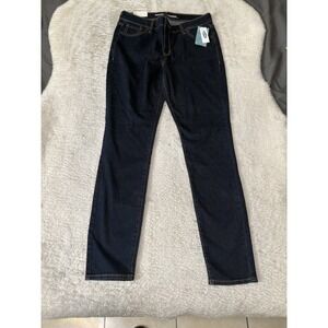 New Old Navy Rockstar Mid Rise Super Skinny Blue‎ Denim Jeans Size 10 Regular